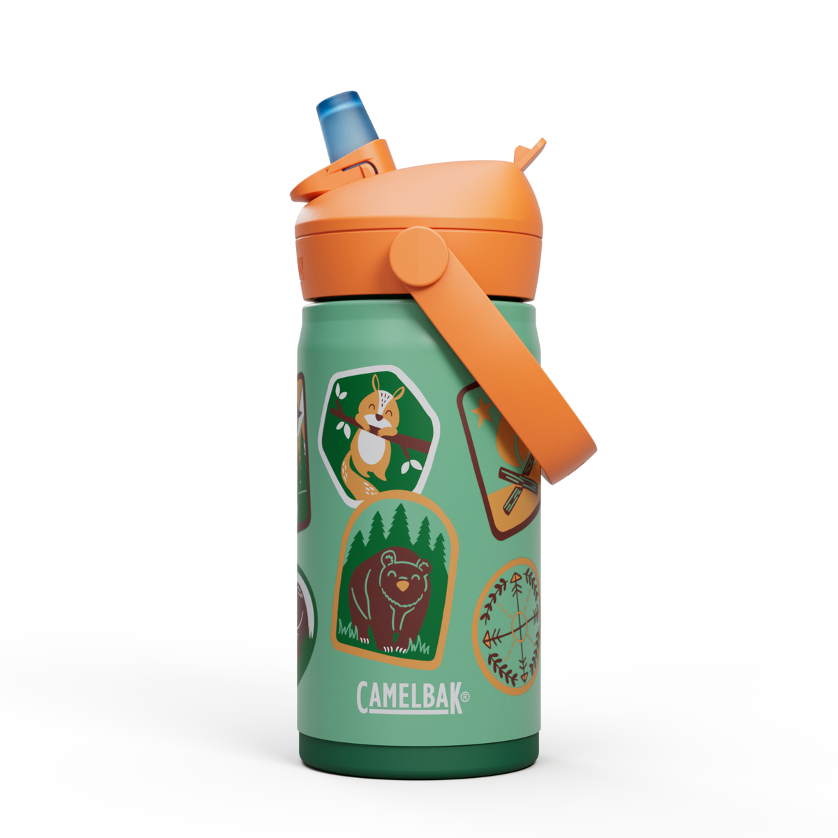 thrivetm-flip-straw-kids-12oz-bottle-insulated-stainless-steel-m7 nswfkxg1wq