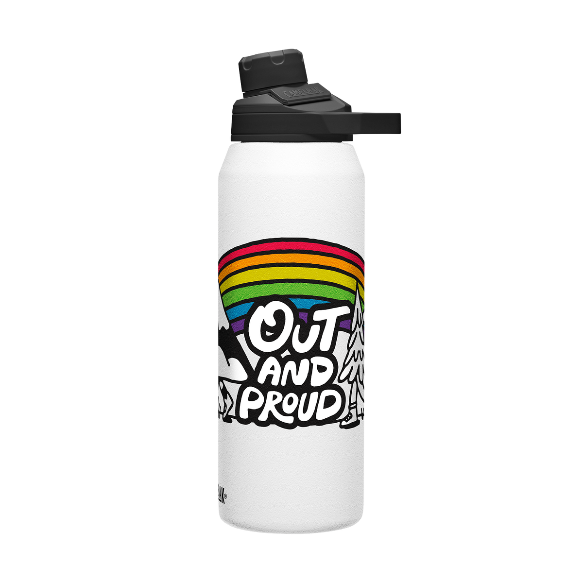 chute-mag-32-oz-water-bottle-insulated-stainless-steel-plus-cleanup-kit-pride-collection-limited-edition-x6 xhvxlhasbo