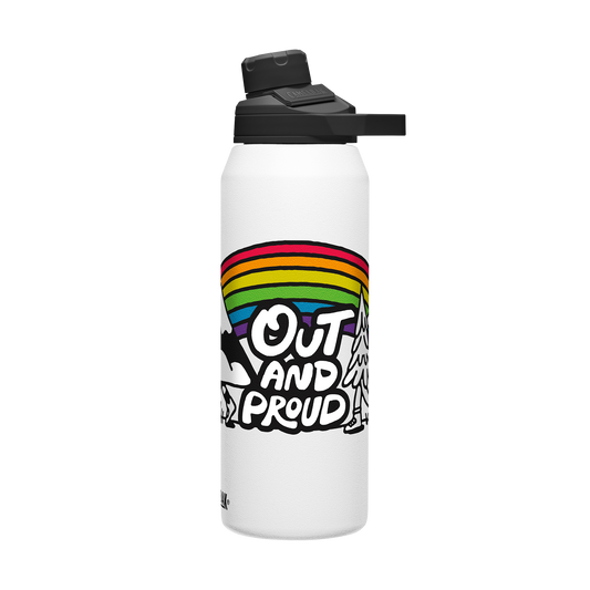chute-mag-32-oz-water-bottle-insulated-stainless-steel-plus-cleanup-kit-pride-collection-limited-edition-x6 xhvxlhasbo